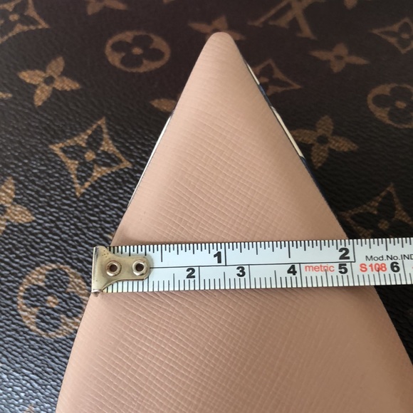 Prada blue heart print leather heels - Picture 8 of 9